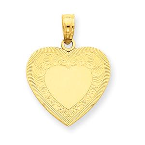 Gold Classics(tm) 14kt. Yellow Gold Heart Pendant