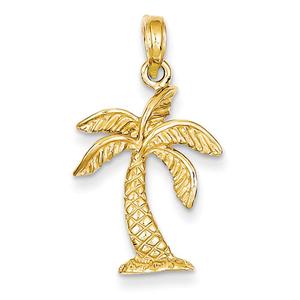 Gold Classics(tm) 14kt. Gold Palm Tree Pendant