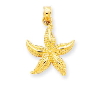 Gold Classics(tm) 14k. Starfish Pendant