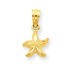 Gold Classics(tm) 14k. Starfish Pendant