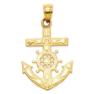 Gold Classics(tm) 14k. Mariners Cross Pendant
