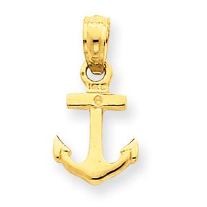 Gold Classics(tm) 14k. Mini Anchor Pendant