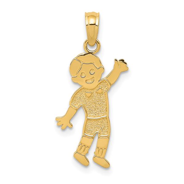 Gold Classics(tm) 14kt. Gold Boy Pendant