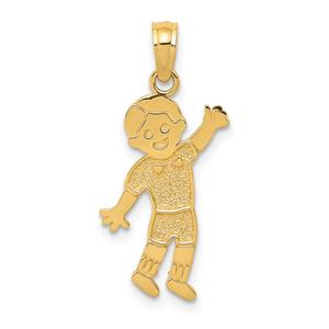 Gold Classics(tm) 14kt. Gold Boy Pendant