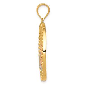 Gold Classics(tm) 14kt. Two-Tone Dragonfly Pendant alternate view