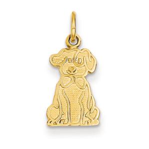Jewelry Collections Gold Classics(tm) 14kt. Puppy Charm