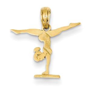 Gold Classics(tm) 14k. Gymnastics Pendant