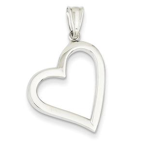 Gold Classics(tm) 14kt. Polished Hollow Heart Pendant