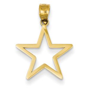 Gold Classics(tm) 14kt. Yellow Gold Star Charm