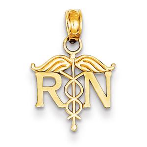 Gold Classics(tm) 14k. Registered Nurse Pendant