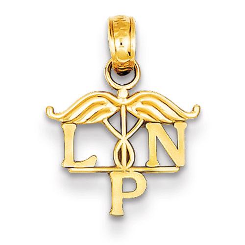 Gold Classics(tm) 14k. LPN Symbol Pendant