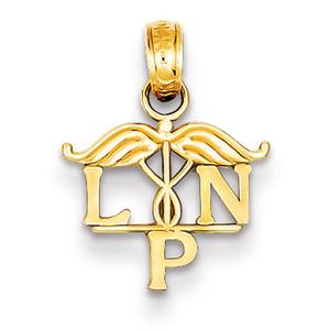 Gold Classics(tm) 14k. LPN Symbol Pendant