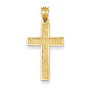 Unisex Gold Classics(tm) Yellow Gold Cross Pendant