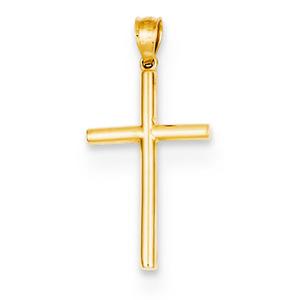 Unisex Gold Classics(tm) 14kt. Yellow Gold Cross Pendant