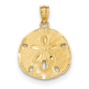 Gold Classics(tm) 14kt. Gold Large Sand Dollar Charm