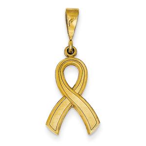 Gold Classics(tm) 14kt. Gold Awareness Pendant
