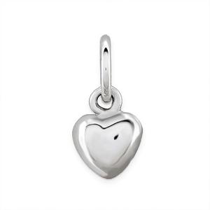 Gold Classics(tm) 14kt. White Gold Plain Heart Charm