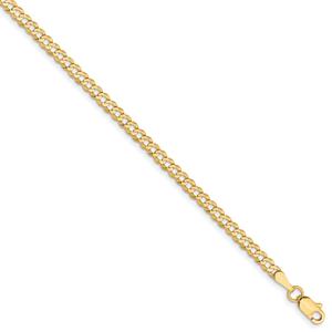 Gold Classics(tm) 3.1mm. Solid Polished Light Cuban Necklace alternate view