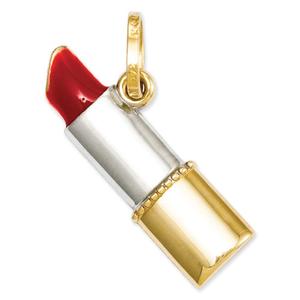 Gold Classics(tm) 14k. Lipstick Charm
