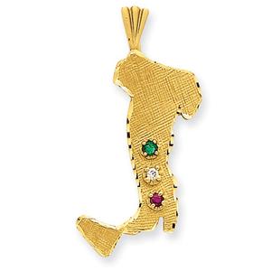 Gold Classics(tm) 14k. Gold Italy Charm