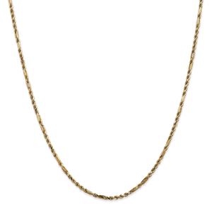 Gold Classics(tm) 2.25mm. Diamond Cut Milano Rope Necklace