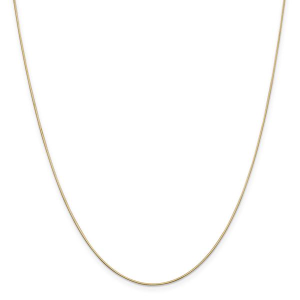 Unisex Gold Classics(tm) .80mm. 14kt. Octagonal Snake 14in. Necklace