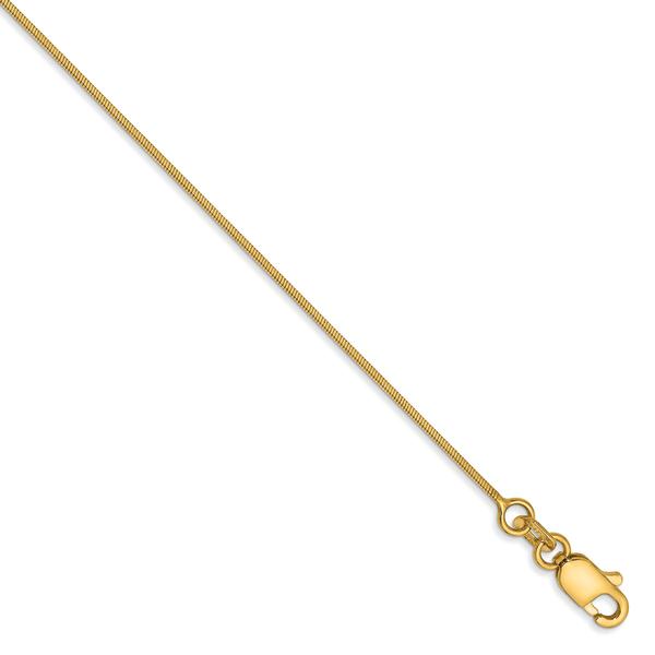 Unisex Gold Classics(tm) .80mm. 14kt. Octagonal Snake 14in. Necklace alternate view