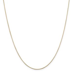 Unisex Gold Classics(tm) .80mm. 14kt. Gold Octagonal Snake Necklace