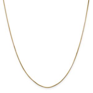 Gold Classics(tm) 1.00mm. 14kt. Gold Octagonal Snake Necklace