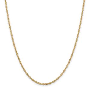 Gold Classics(tm) 2mm. 14kt. Gold Singapore Chain Necklace