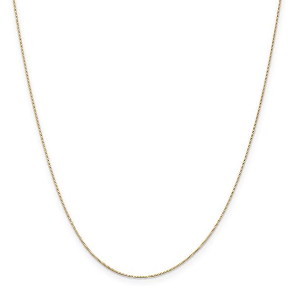 Gold Classics(tm) .5mm. 14kt. Gold Box Chain Necklace