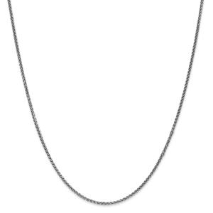 Gold Classics(tm) 1.4mm. 14kt. White Diamond Cut Spiga Necklace