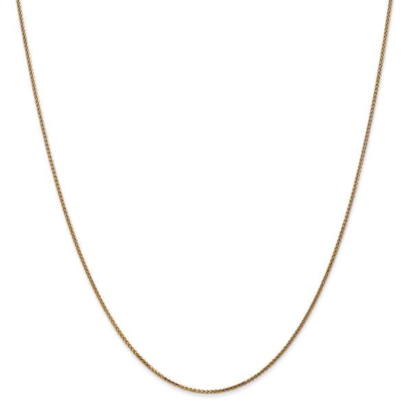 Gold Classics(tm) 1mm. 14kt. Solid Diamond Cut Spiga Necklace