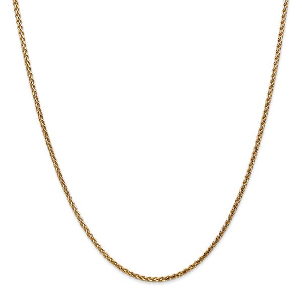 Gold Classics(tm) 1.8mm. 14kt. Solid Diamond Cut Spiga Necklace