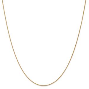 Unisex Gold Classics(tm) 1mm. 14kt. Solid Spiga Chain 14in. Necklace