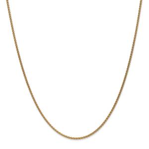 Gold Classics(tm) 1.65mm. 14kt. Gold Solid Spiga Chain Necklace
