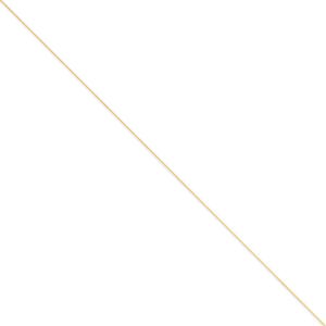 Unisex Gold Classics(tm) .75mm. Solid Polished Cable 14in. Necklace alternate view