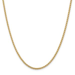 Gold Classics(tm) 2.8mm. 14kt. Gold Solid Spiga Chain Necklace