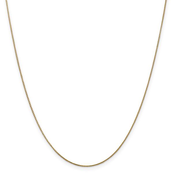 Gold Classics(tm) .65mm. 14kt. Gold Diamond Cut Spiga Necklace