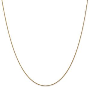 Gold Classics(tm) 1.0mm. 14kt. Solid Diamond Cut Spiga Necklace