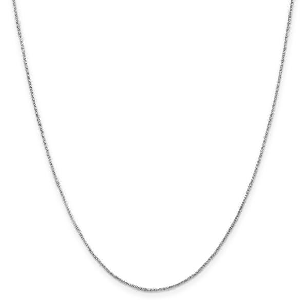 Gold Classics(tm) 0.80mm. 14kt. White Gold Spiga Chain Necklace