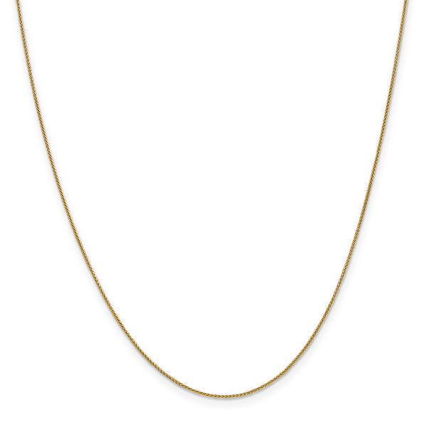 Unisex Gold Classics(tm) 0.80mm. 14kt. Gold Spiga 14in. Necklace