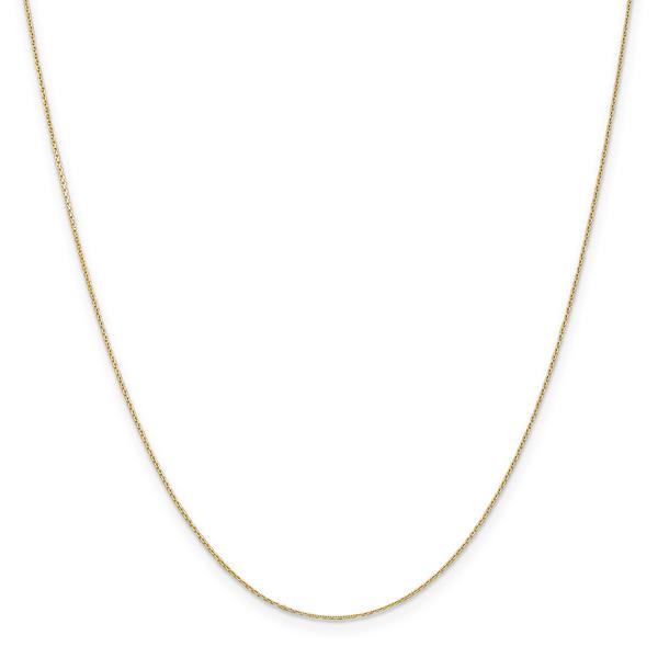 Gold Classics(tm) .65mm. 14kt. Diamond Cut Cable Chain Necklace