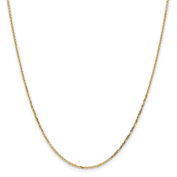 Gold Classics(tm) 1.40mm. 14kt. Diamond Cut Cable Necklace