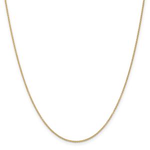 Gold Classics(tm) 1.2mm. 14kt. Gold Cable Chain Necklace