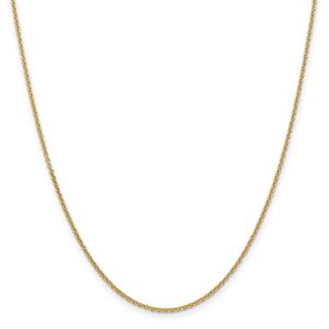 Gold Classics(tm) 1.6mm. 14kt. Gold Cable Chain Necklace