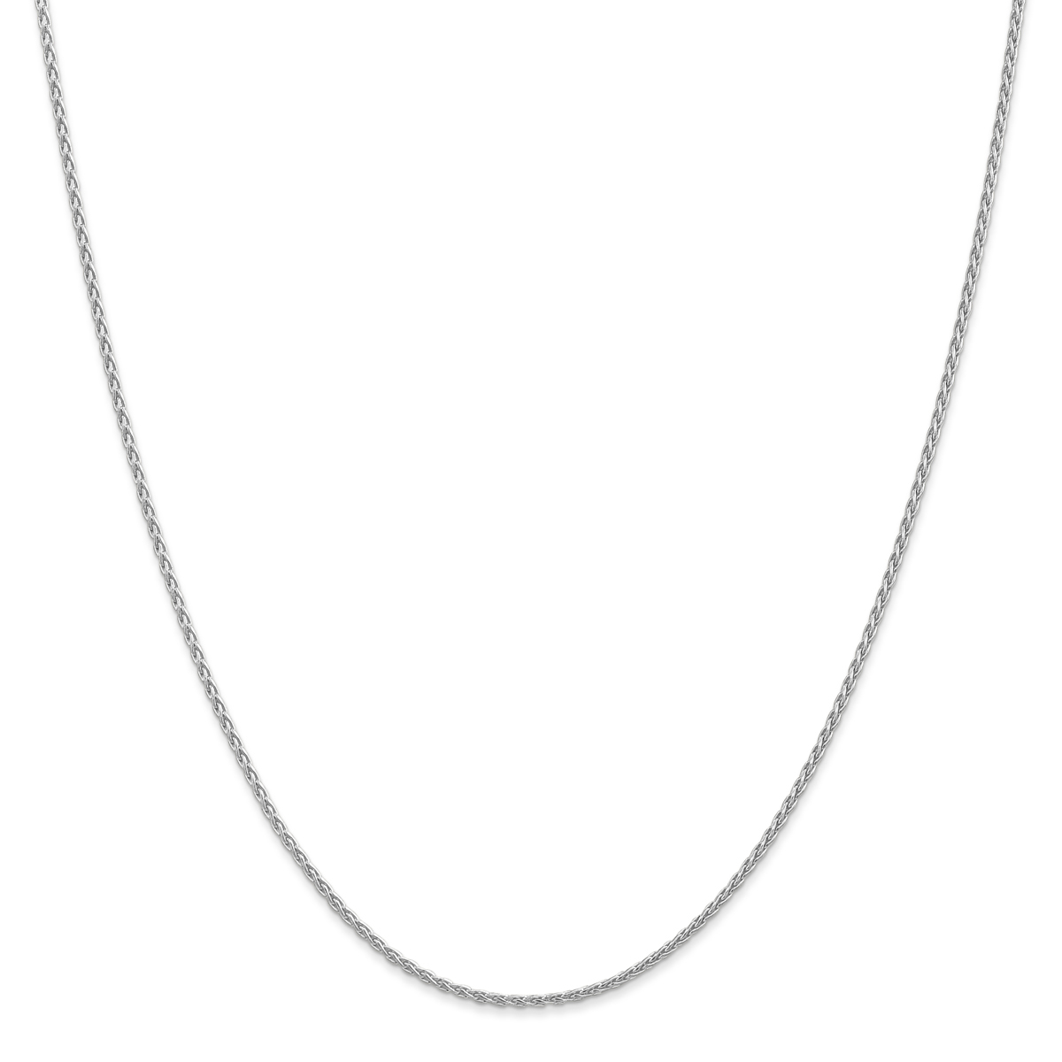 Unisex Gold Classics(tm) 1.5mm. White Parisian Wheat 14in. Necklace