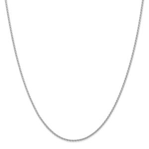 Unisex Gold Classics(tm) 1.5mm. White Parisian Wheat 14in. Necklace