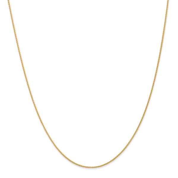 Unisex Gold Classics(tm)1mm.14kt. Gold Parisian Wheat 14in. Necklace