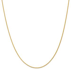 Unisex Gold Classics(tm) 1.20mm. 14kt. Parisian Wheat 14in. Necklace alternate view